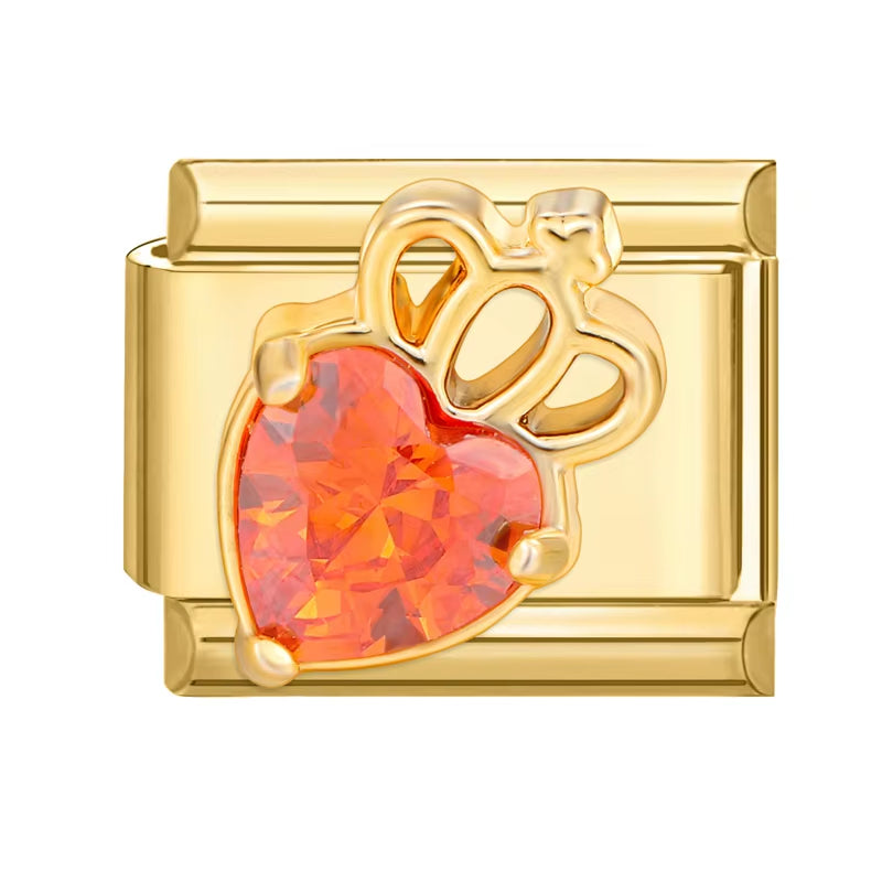 Golden Gems Charms