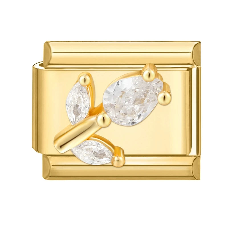 Golden Gems Charms